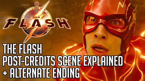 the flash post credit scene leak|THE FLASH: Detailed Ending & Post